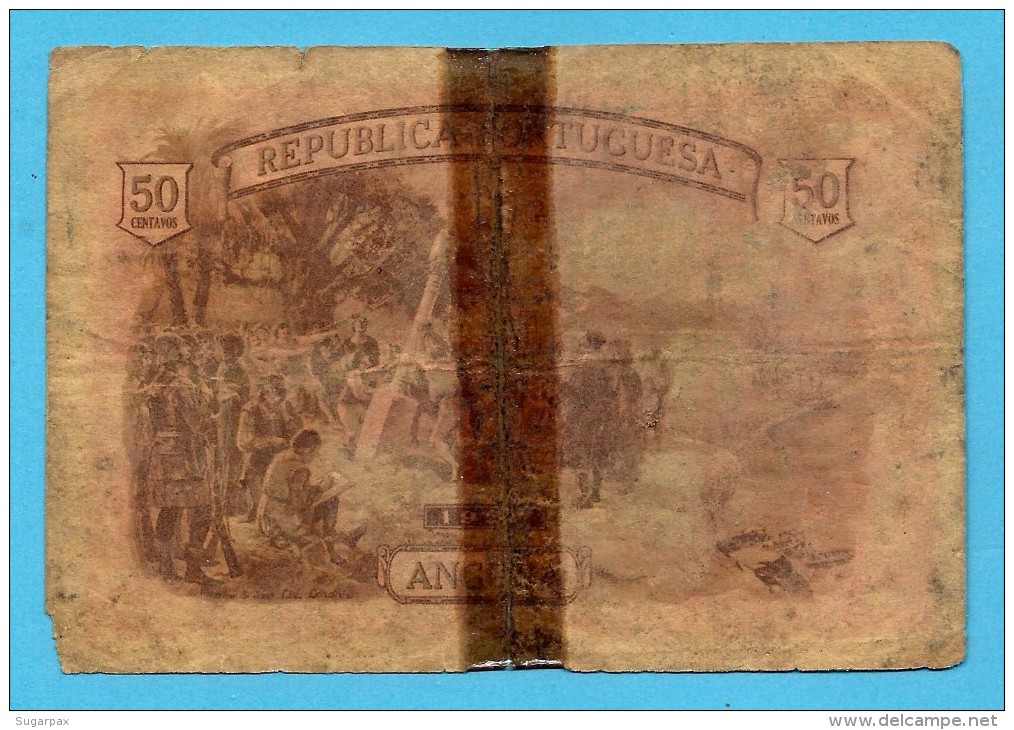 ANGOLA - 50 CENTAVOS - 1923 - P 63 - SÉRIE X/1 - Portugal - Angola