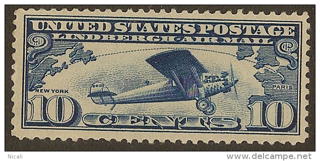 USA 1927 10c Air Transatlantic SG A646 HM #AL446 - 1b. 1918-1940 Ongebruikt