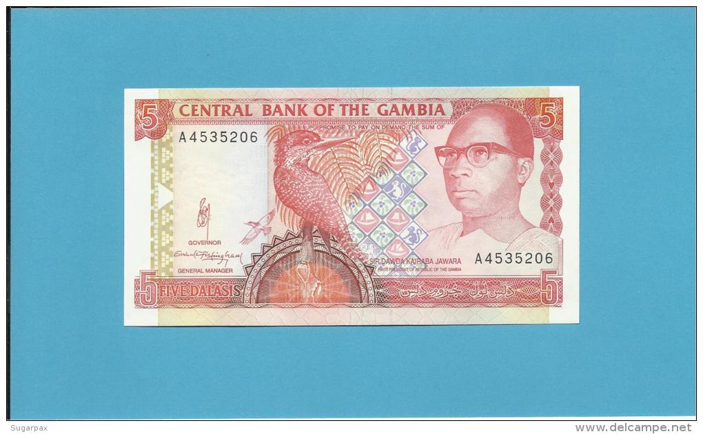 GAMBIA - 5 DALASIS - ND ( 1991 - 95 ) - UNC - Sign. 10 - P 12a - SIR DAWDA KAIRABA JAWARA - Gambie