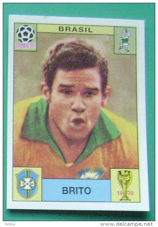 BRITO BRASIL MEXICO 1970 #33 PANINI FIFA WORLD CUP STORY STICKER SOCCER FUSSBALL FOOTBALL - Englische Ausgabe