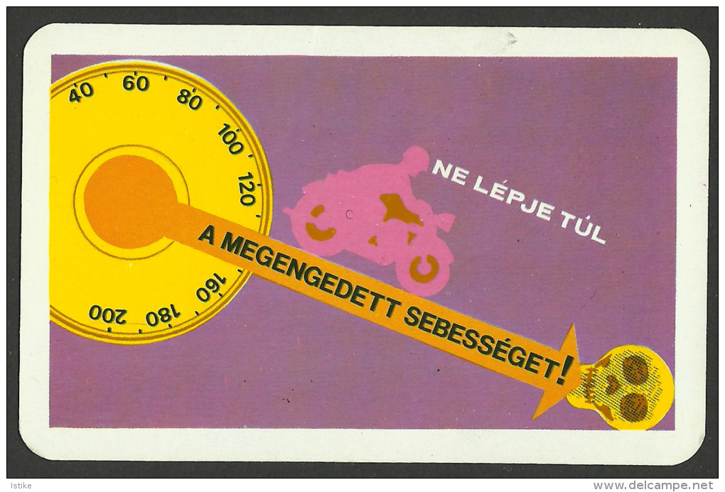 HUNGARY, DON´T CROSS THE SPEED LIMIT, 1978. - Klein Formaat: 1971-80