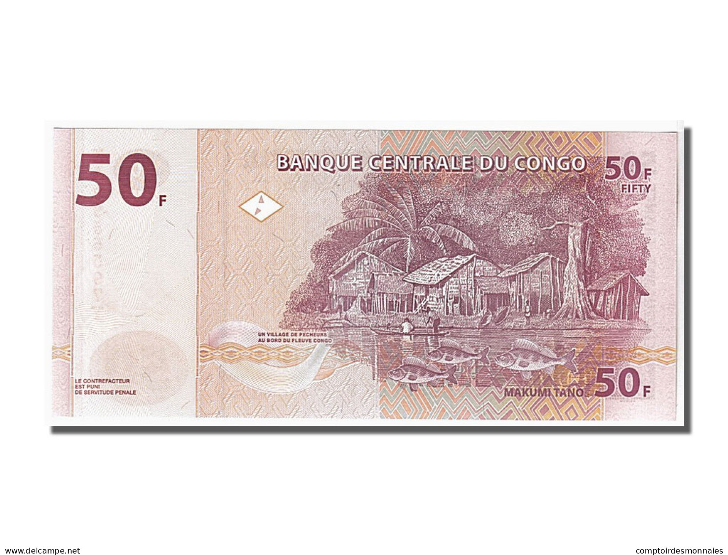 Billet, Congo Democratic Republic, 50 Francs, 2007, KM:97a, NEUF - Democratic Republic Of The Congo & Zaire