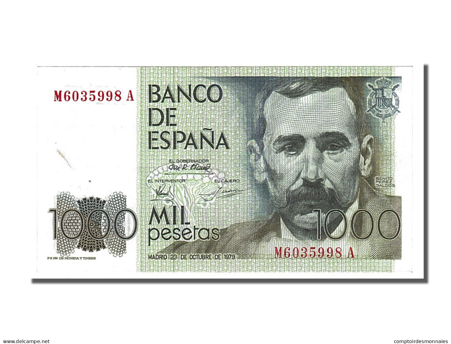 Billet, Espagne, 1000 Pesetas, 1979, 1979-10-23, SUP - [ 4] 1975-… : Juan Carlos I