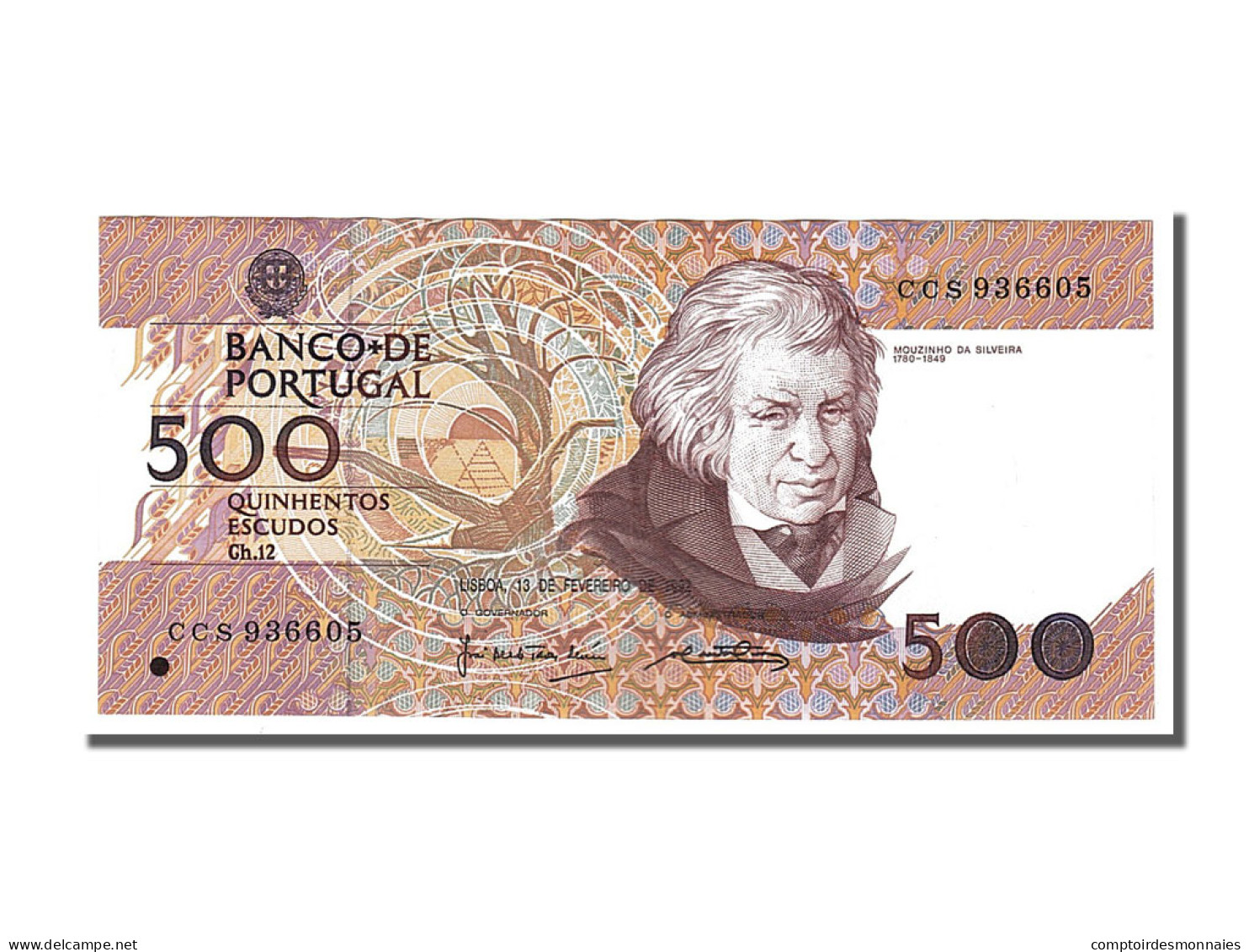 Billet, Portugal, 500 Escudos, 1992, 1992-02-13, SPL - Portugal