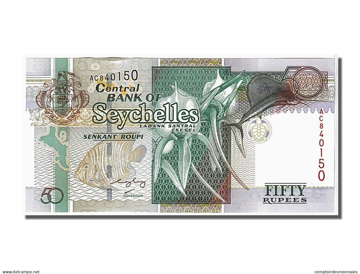 Billet, Seychelles, 50 Rupees, 2005, KM:42, NEUF - Seychelles