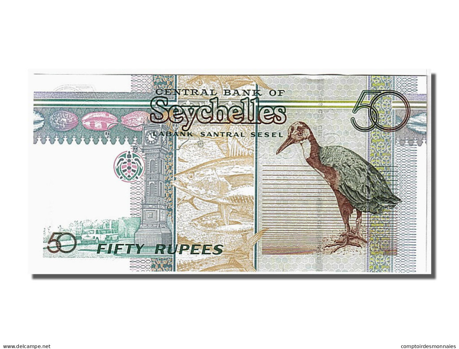 Billet, Seychelles, 50 Rupees, 2005, KM:42, NEUF - Seychellen