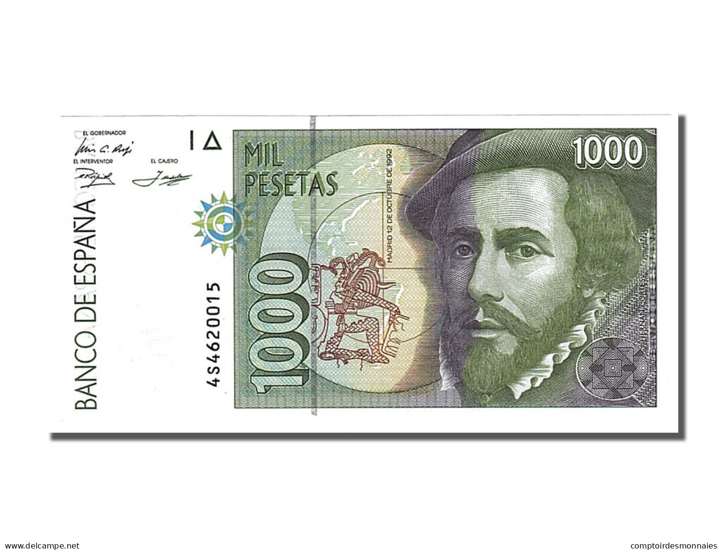 Billet, Espagne, 1000 Pesetas, 1992, 1992-10-12, NEUF - [ 4] 1975-… : Juan Carlos I