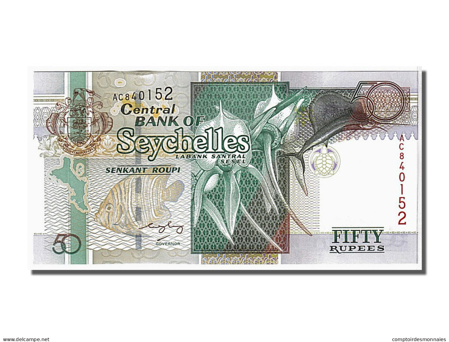 Billet, Seychelles, 50 Rupees, 2005, NEUF - Seychellen
