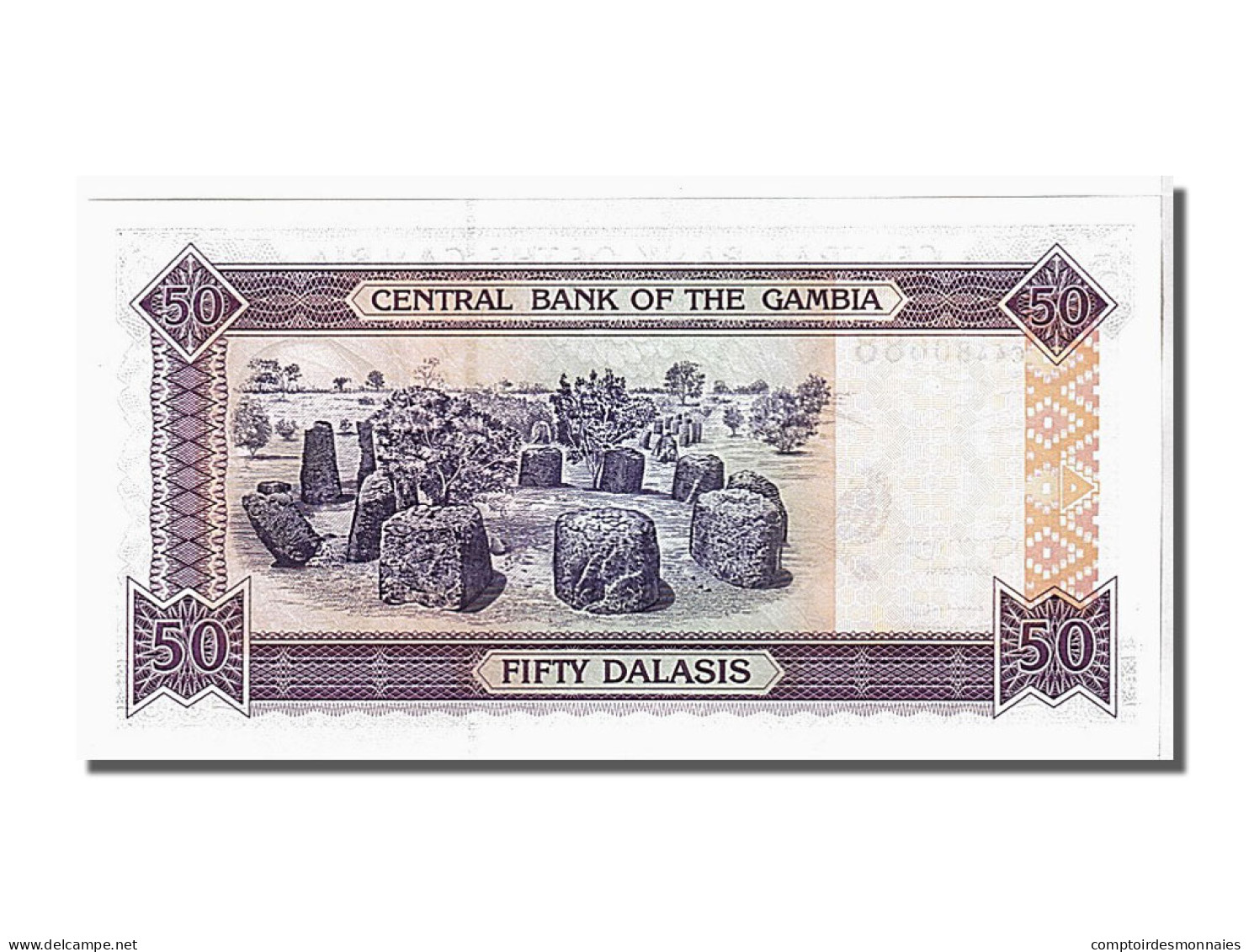 Billet, Gambia, 50 Dalasis, 2001, KM:23a, NEUF - Gambie