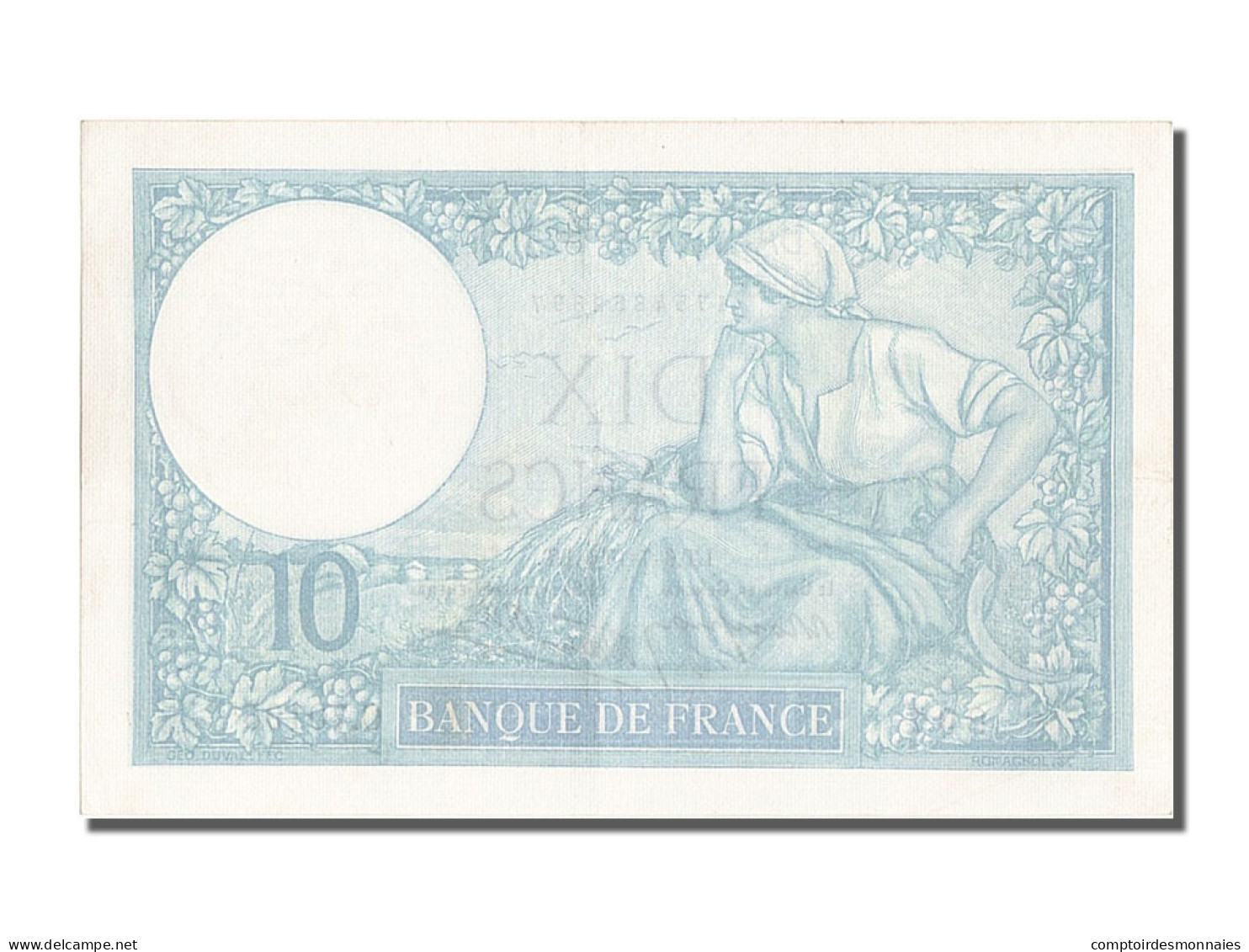 Billet, France, 10 Francs, 10 F 1916-1942 ''Minerve'', 1939, 1939-07-06, SPL - 10 F 1916-1942 ''Minerve''