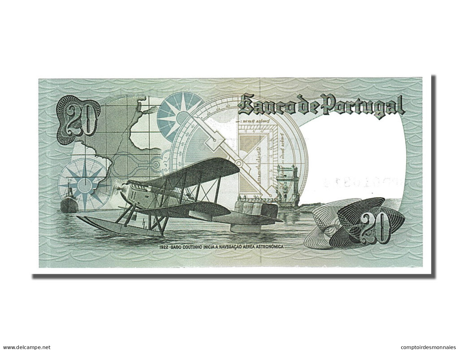 Billet, Portugal, 20 Escudos, 1978, 1978-10-04, NEUF - Portugal