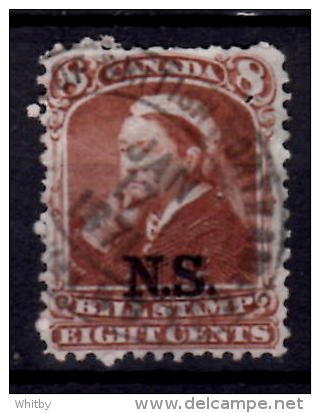 Nova Scotia 1868 8 Cent  Queen Victoria Issue #NSB9   SON - Used Stamps