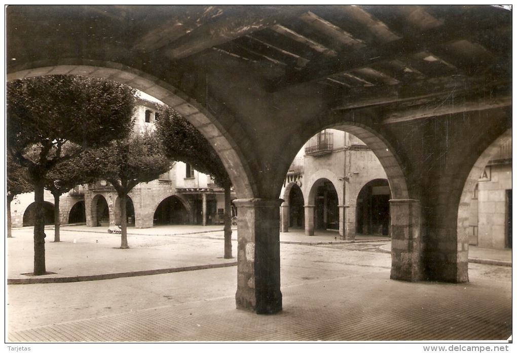 POSTAL DE MONTBLANCH DE LOS PORTICOS DE LA PLAZA MAYOR - Tarragona