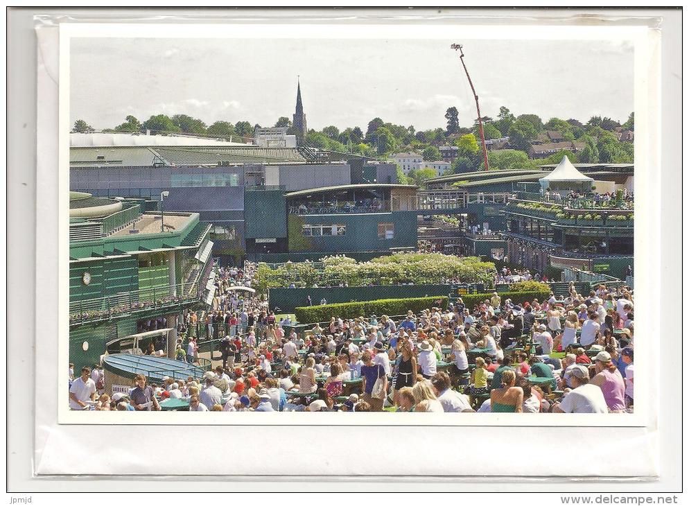 Carte De Voeux - View Over The All England Lawn Tennis Club To St. Mary's Church Wimbledon - Neuve Avec Enveloppe - Altri & Non Classificati