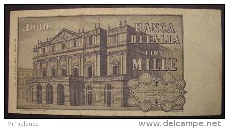 M_p> Repubblica Italiana Banconota 1000 Lire Tipo Giuseppe Verdi II° Tipo  > Ciampi - Stevani 30 05 1981 - 1.000 Lire