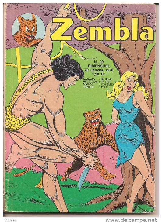 ZEMBLA N°  99 - EDITIONS LUG -  20 JANVIER 1970 - BON ETAT - Zembla