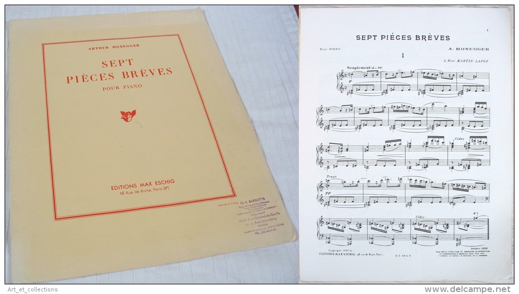 7 Pièces Brèves Pour Piano D’Arthur Honegger - Strumenti A Tastiera