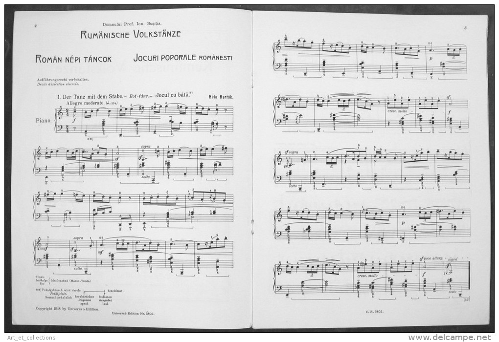 Premier Volume D’œuvres Pour Enfants De Béla Bartók - Instrumento Di Tecla