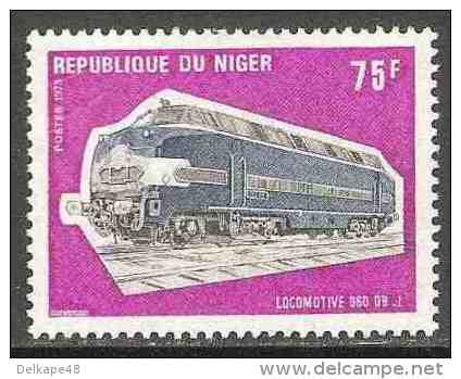 Niger 1973 Mi 397 YT 288 ** Type “060-DB1” Diesel Locomotive, France – Rudolf Diesel (1858-1913) Engineer - Treinen