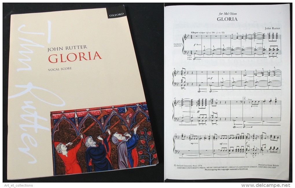 Partition Du "GLORIA"  De John RUTTER - Chorwerke