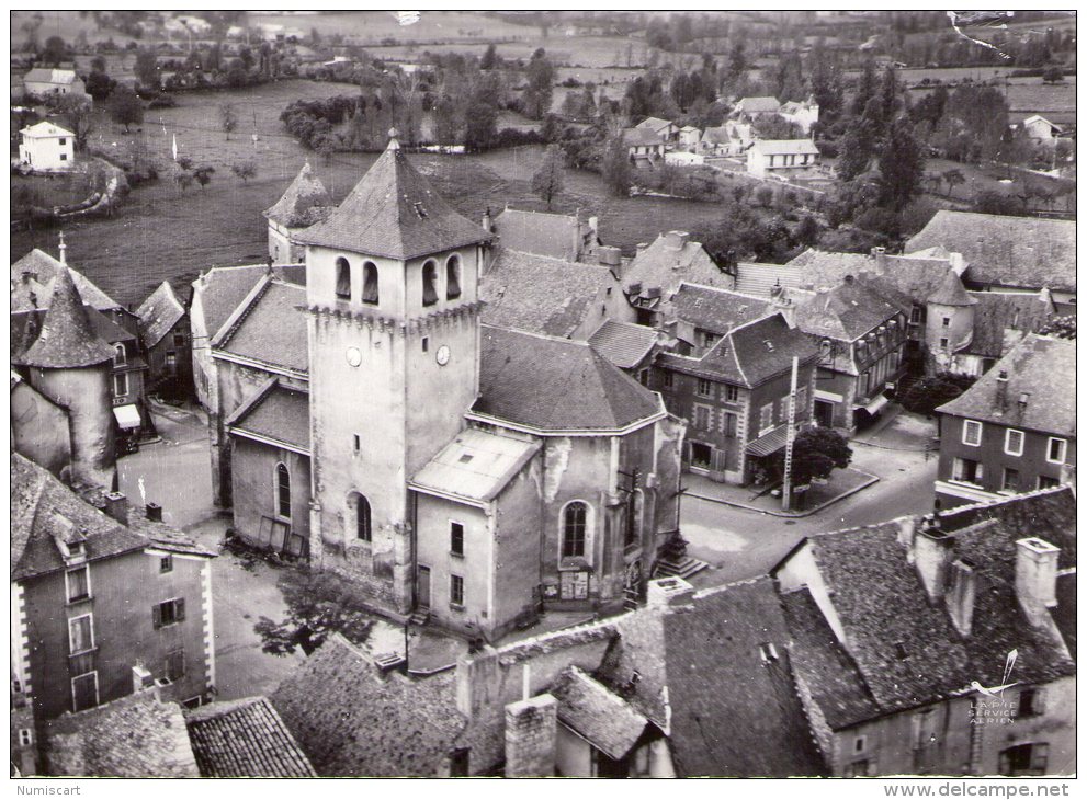 Montbazens..belle Vue Aérienne..l´Eglise - Montbazens