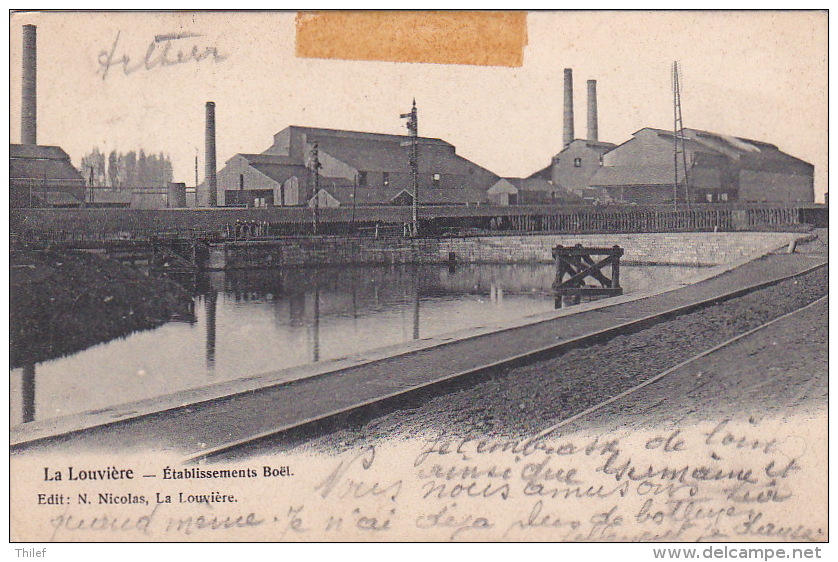 La Louvière 124: Etablissements Boël 1905 - La Louvière