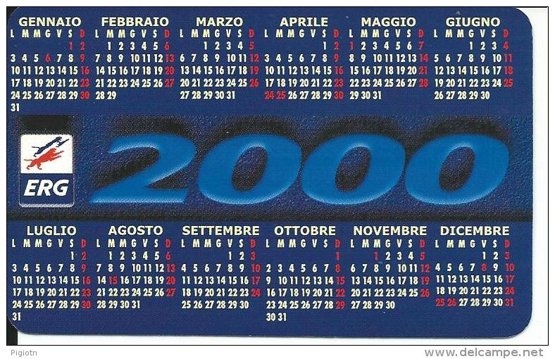 CAL621 - CALENDARIETTO 2000 - ERG - Formato Piccolo : 1991-00