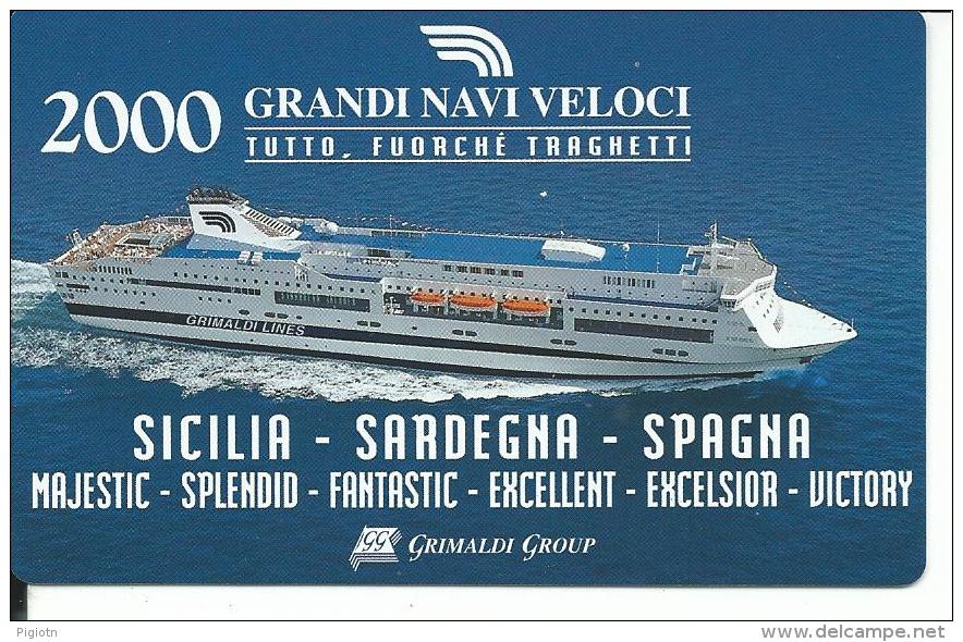 CAL640 - CALENDARIETTO 2000 - GRANDI NAVI VELOCI - Klein Formaat: 1991-00