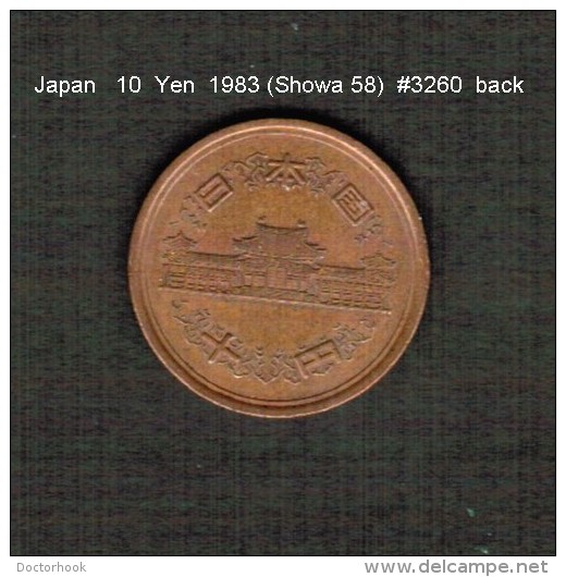 JAPAN    10  YEN  1983  (Hirohito 58---Showa Period)  (Y # 73a) - Japan