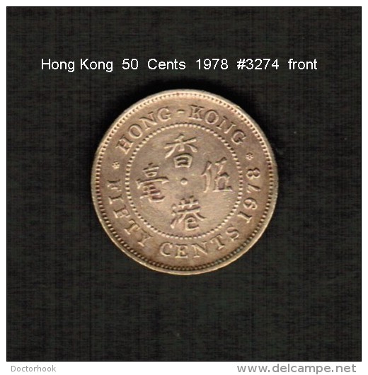 HONG KONG    50  CENTS  1978  (KM # 41) - Hongkong