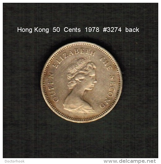 HONG KONG    50  CENTS  1978  (KM # 41) - Hongkong