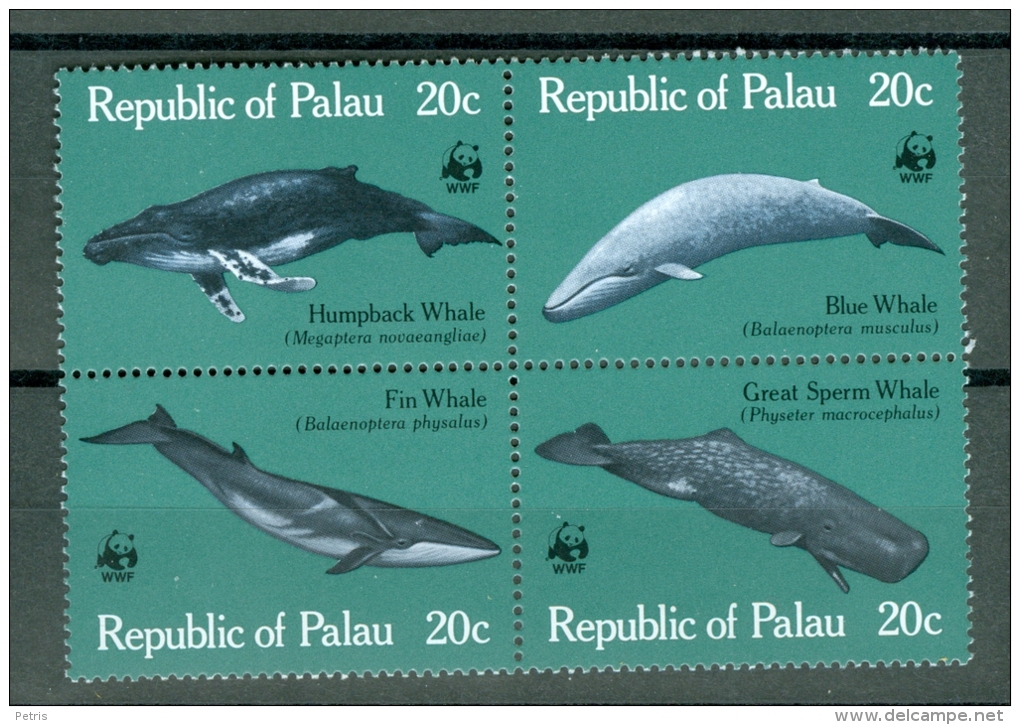 Palau 1983 Whale, WWF MNH** - Lot. 2087 - Palau