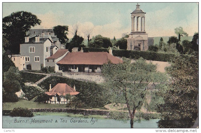 Royaume-Uni - Scotland - Ayr - Burn's Monument - Tea Garden - Fife