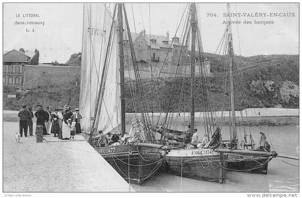 St Valéry En Caux     76     Arrivée Des Barques - Other & Unclassified