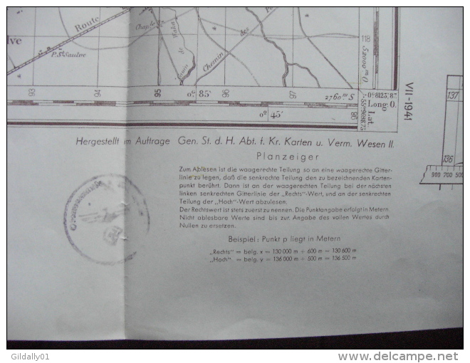 TURNHOUT.  Carte Originale D´Etat Major Allemand De La Seconde Guerre Mondiale - Sonderausgabe VII 1941 - Blatt Nr 8. - Cartes Géographiques