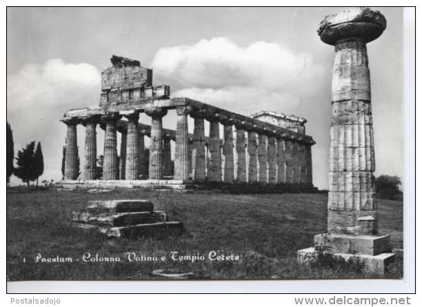 (IT485) PAESTUM . COLONNA VOTIVA E TEMPLO CERERE - Afragola