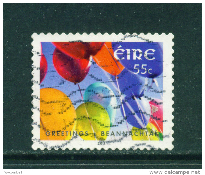 IRELAND - 2011  Greetings  55c  Used As Scan - Used Stamps