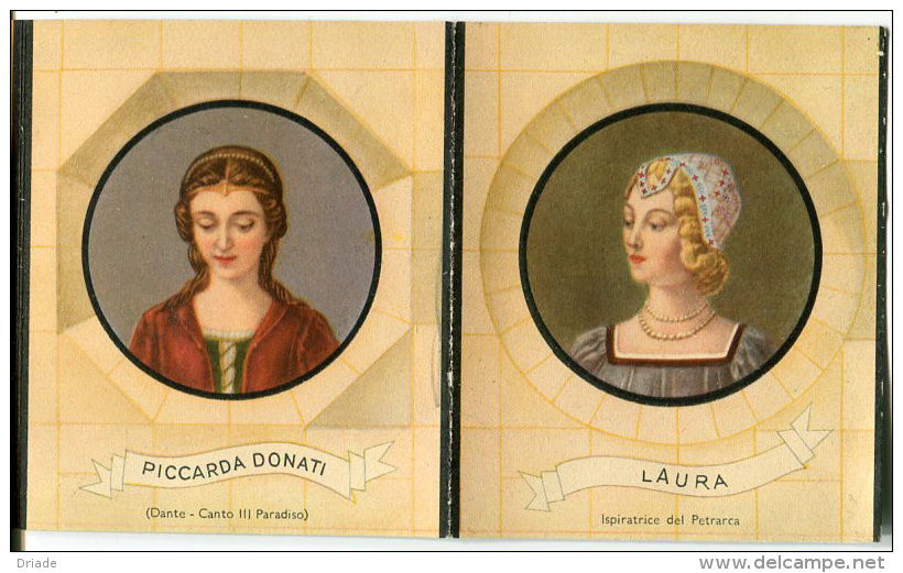 CALENDARIETTO MINIATURE DI DONNE BELLE PROFUMO ACQUA DI COLONIA CORSARA KOFLER PADOVA ANNO 1940 CALENDRIER PARFUM