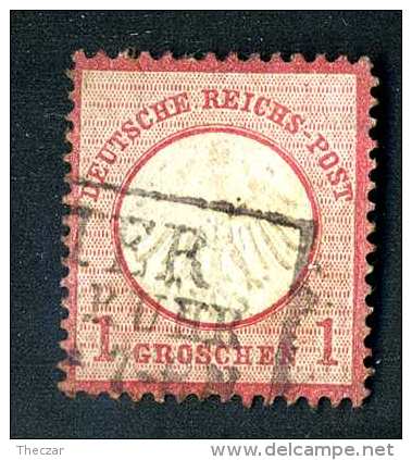 2097e  Reich 1872  Michel #4  Used~  ( Cat.€8.00 )  Offers Welcome! - Gebraucht