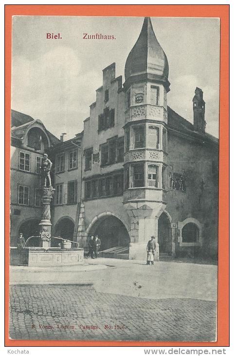 FEL727, Biel, Bienne, Zunfthaus, Animée, Circulée 1906 - Bienne