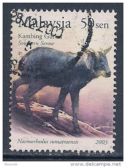 Malaysia ~ Southern Serow ~ Cattle ~ SG 1115 ~ 2003 ~ Used - Malaysia (1964-...)