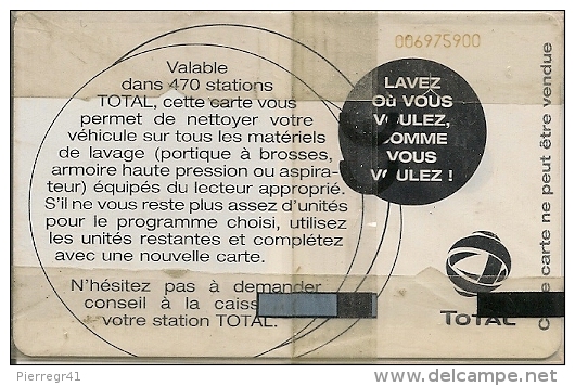 CARTE-PUCE-LAVAGE-TOTAL-L E CLUB-12 UNITES-NSB--TBE - Lavage Auto