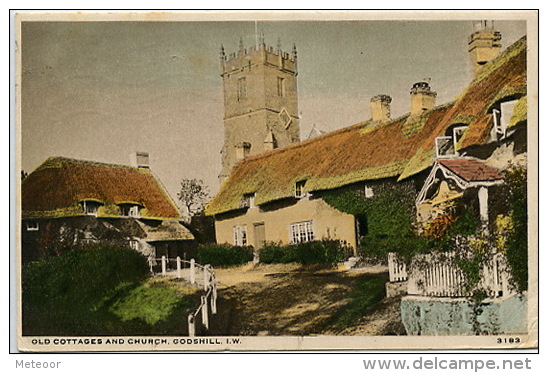Godshill Old Cottages And Church - Isle Op Wight - Altri & Non Classificati