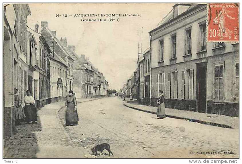 Nov13 118 : Avesnes-le-Comte  -  Grande Rue - Avesnes Le Comte