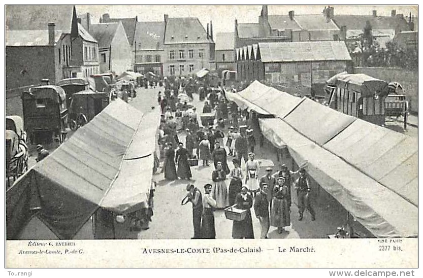 Nov13 120 : Avesnes-le-Comte  -  Marché - Avesnes Le Comte