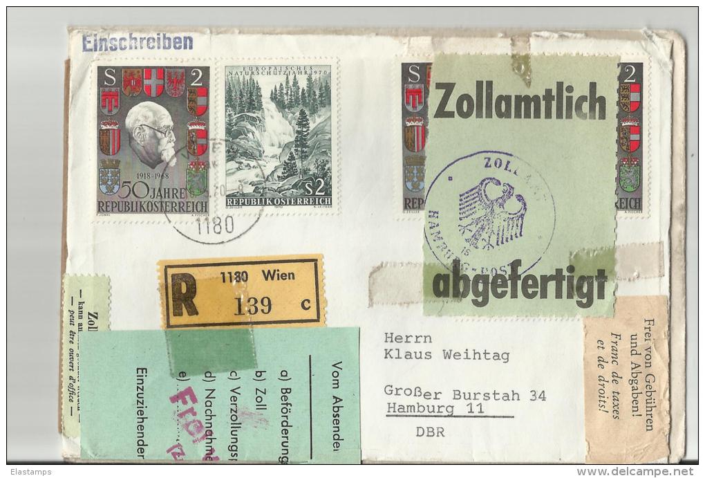 =AUSTRIA R- Brief  ZOLL 1970 - Briefe U. Dokumente