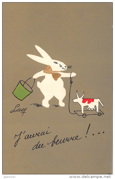 LACY  ILLUSTRATEUR  LAPIN - Andere & Zonder Classificatie