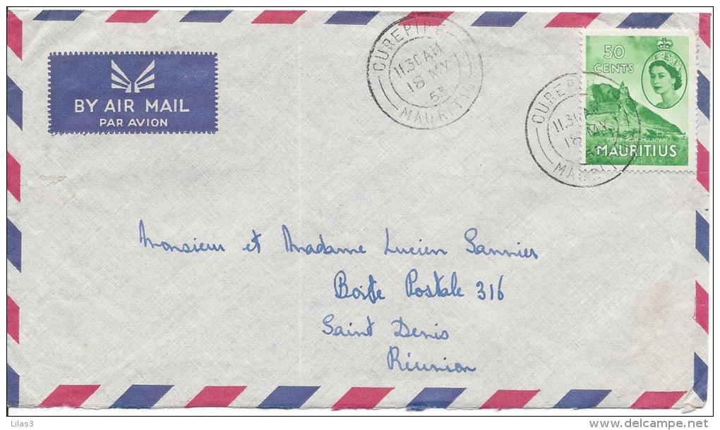 Curepipe 18/5/1959 Sur Lettre Pour Saint Denis Réunion - Mauricio (...-1967)