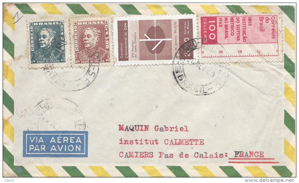 11 Lettres Du Brésil Pour La France. Très Beaux Affranchissements Dont Une Avec Timbres Au Verso - Mauricio (...-1967)