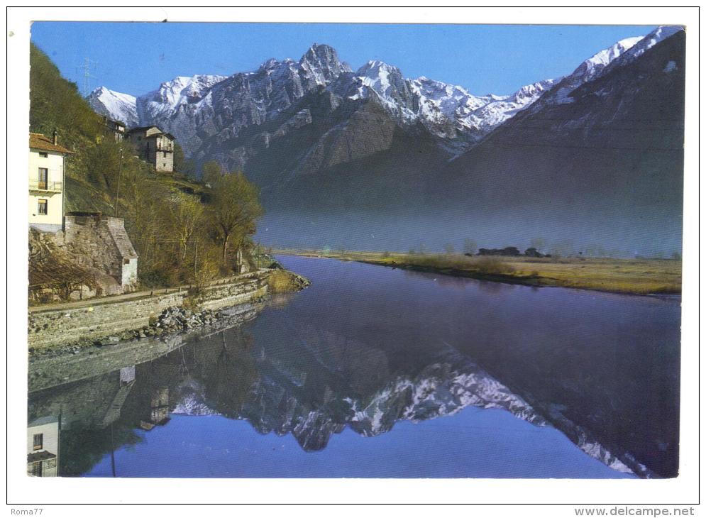 71/500A - LAGO DI COMO , Cartolina Nuova " Riflessi " . - Brescia